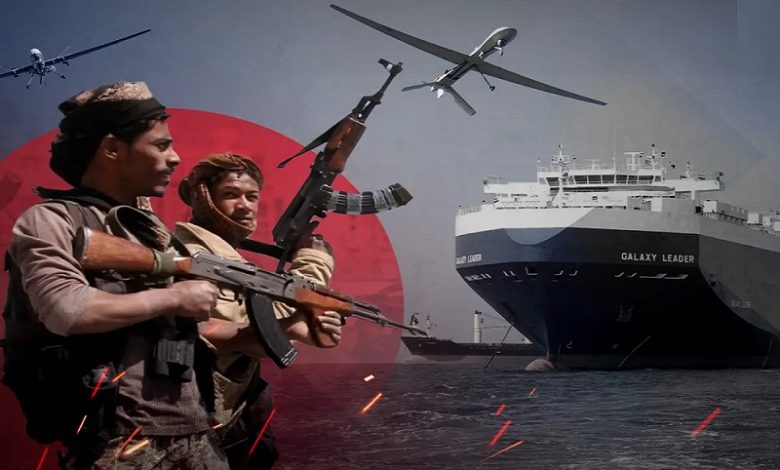 الحوثيون يعلنون تنفيذ 6 عمليات ضد 6 سفن غربية