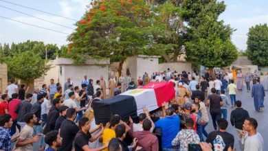 جنازة الجندي المصري عبد الله رمضان