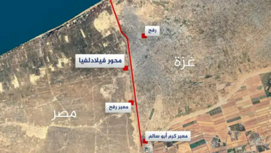 جيش الاحتلال يعلن "السيطرة الكاملة" على محور فيلادلفيا
