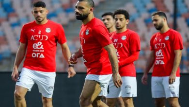 استعدادات منتخب مصر لمبارة غينيا بيساو