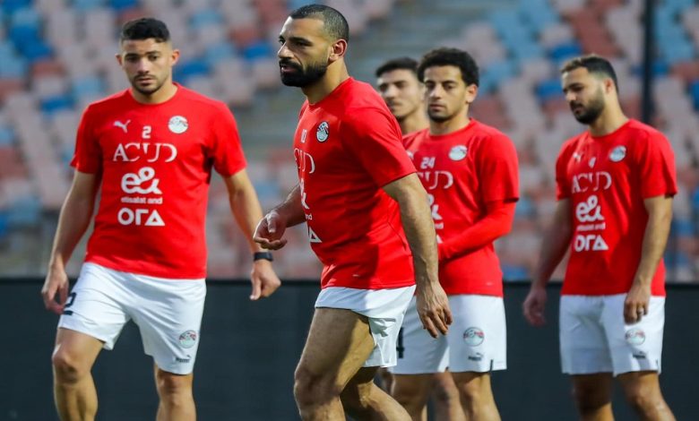 استعدادات منتخب مصر لمبارة غينيا بيساو