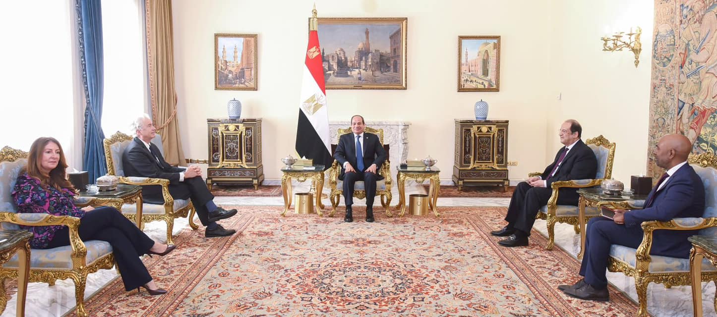 «السيسي» يستقبل رئيس الـ"CIA" في القاهرة