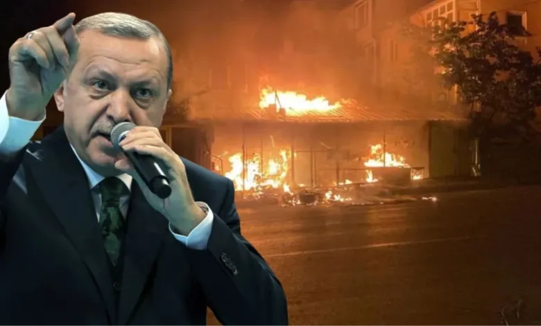 أردوغان يتهم "الخطاب المسموم" للمعارضة بتفجير العنف ضد سوريين