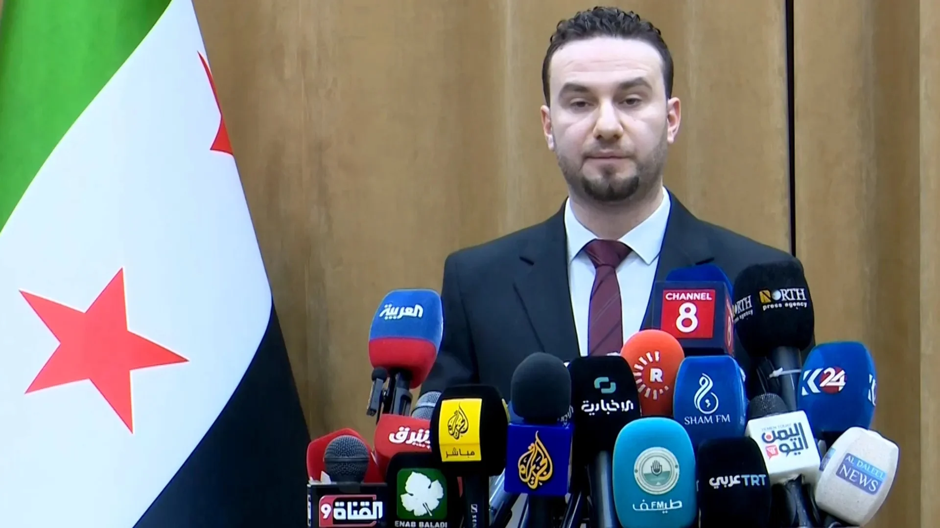المتحدث باسم وزارة الداخلية السورية نور الدين البابا