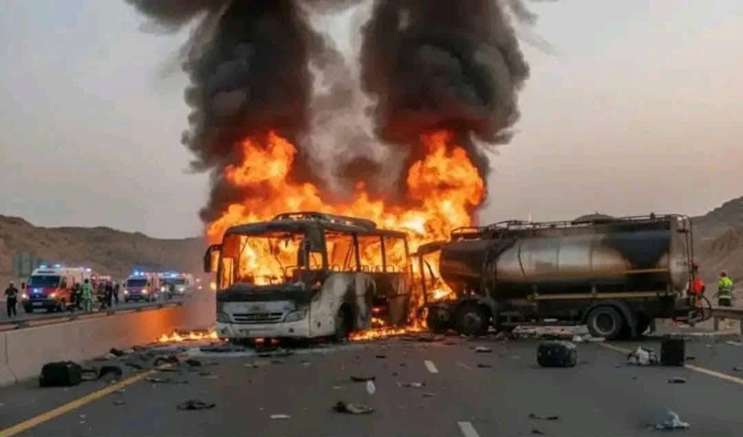 حادث حافلة المعتمرين الهنود قرب المدينة المنورة 2025