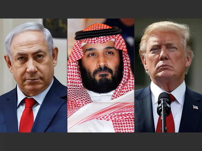 ترامب بن سلمان نتنياهو