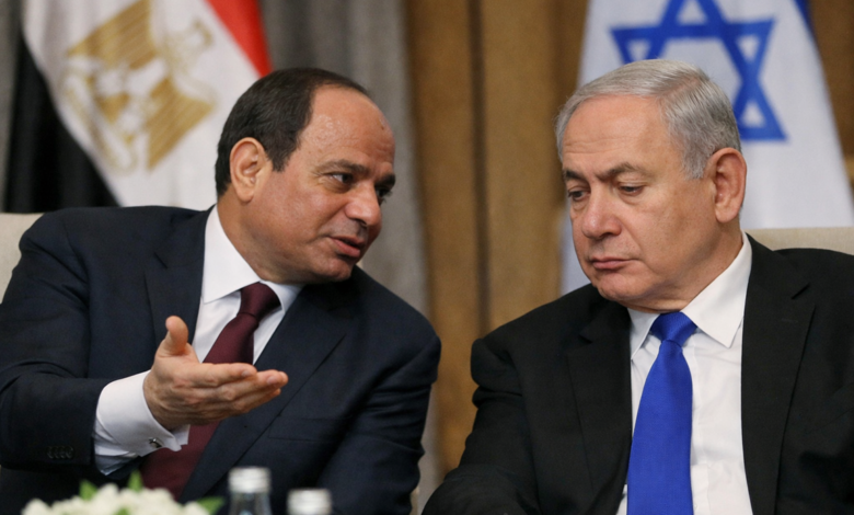 السيسي-ونتنياهو- ai