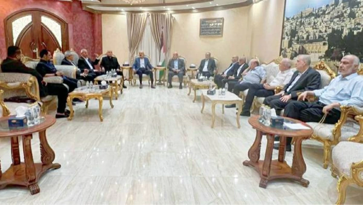 اجتماع سابق للفصائل الفلسطينية فى القاهرة