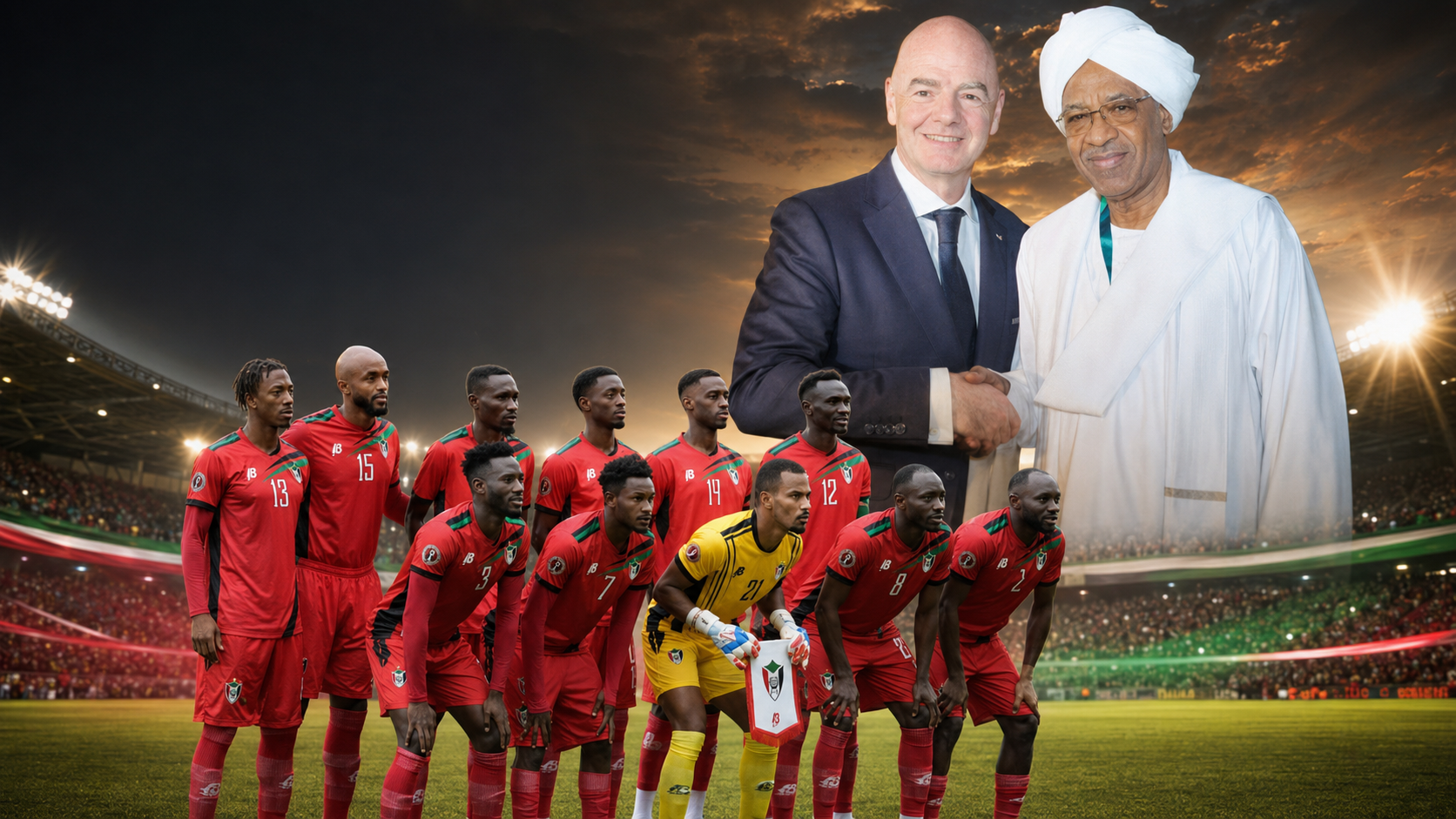 فيفا يعد بدعم السودان