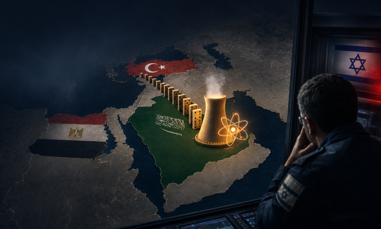 مخاوف اسرائيلية من الدومينو النووي