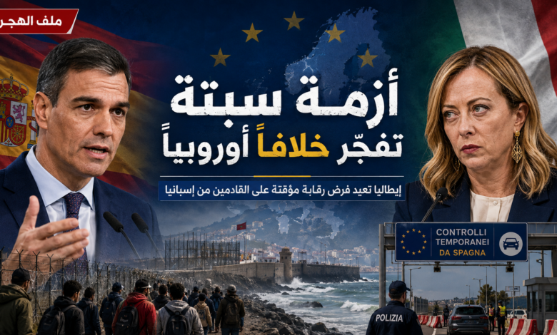 ازمة سبته تفجر ملف الهجرة