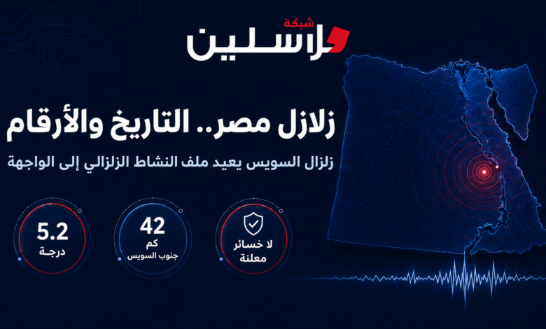 مراسلين زلزال مصر